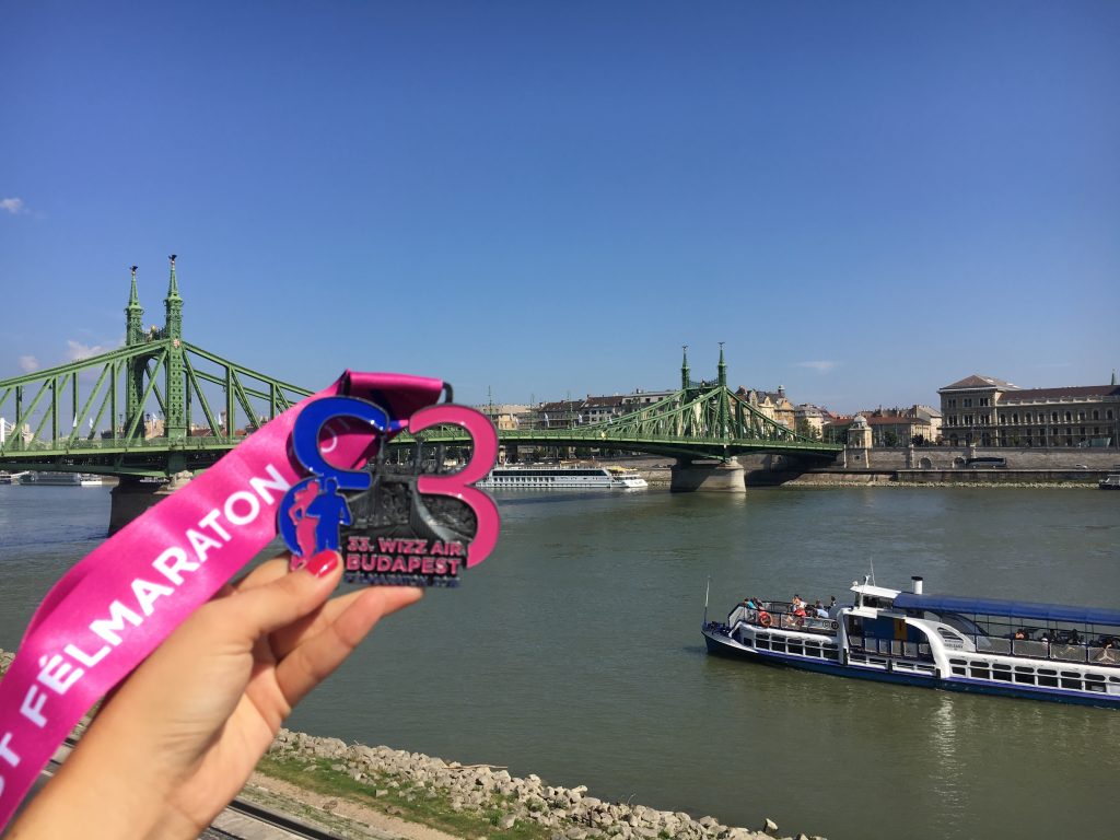 media maratón de Budapest
